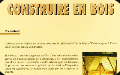 Construire en bois